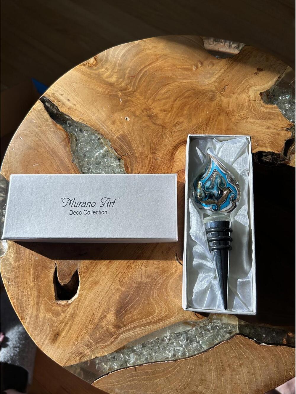 Murano Art Deco Collection Decorative Bottle Stopper